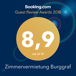 Ferienwohnung Burggraf - Booking Award 2019